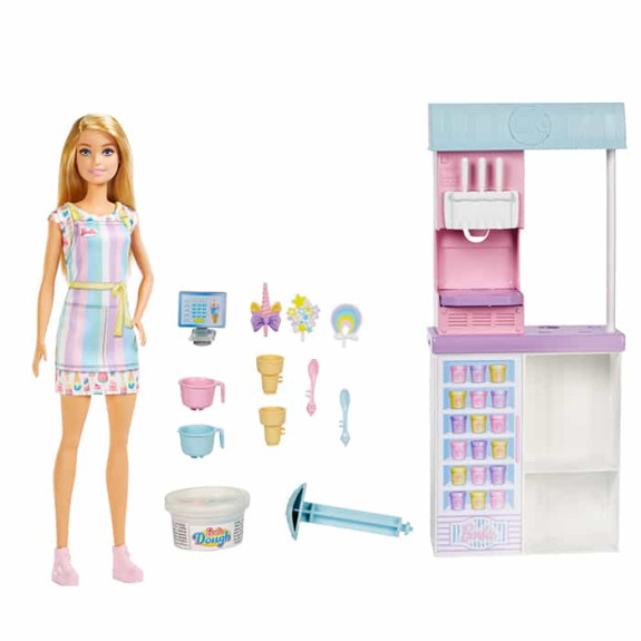 Barbie Ice Cream Shopkeeper Playset
